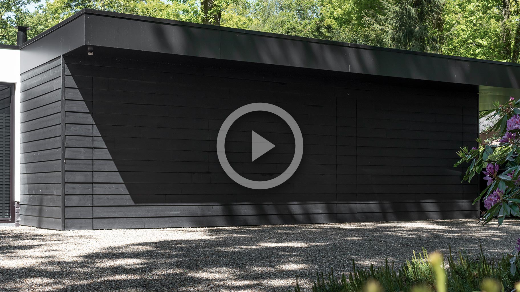 Potdeksel garagedeur zwart video Different Doors