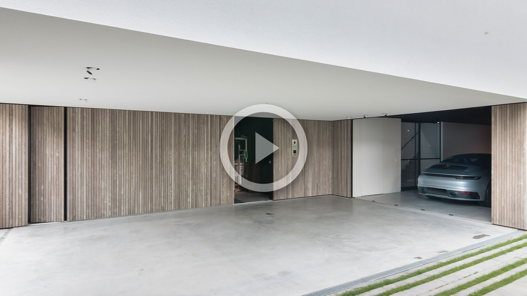 Garagedeur essenhout