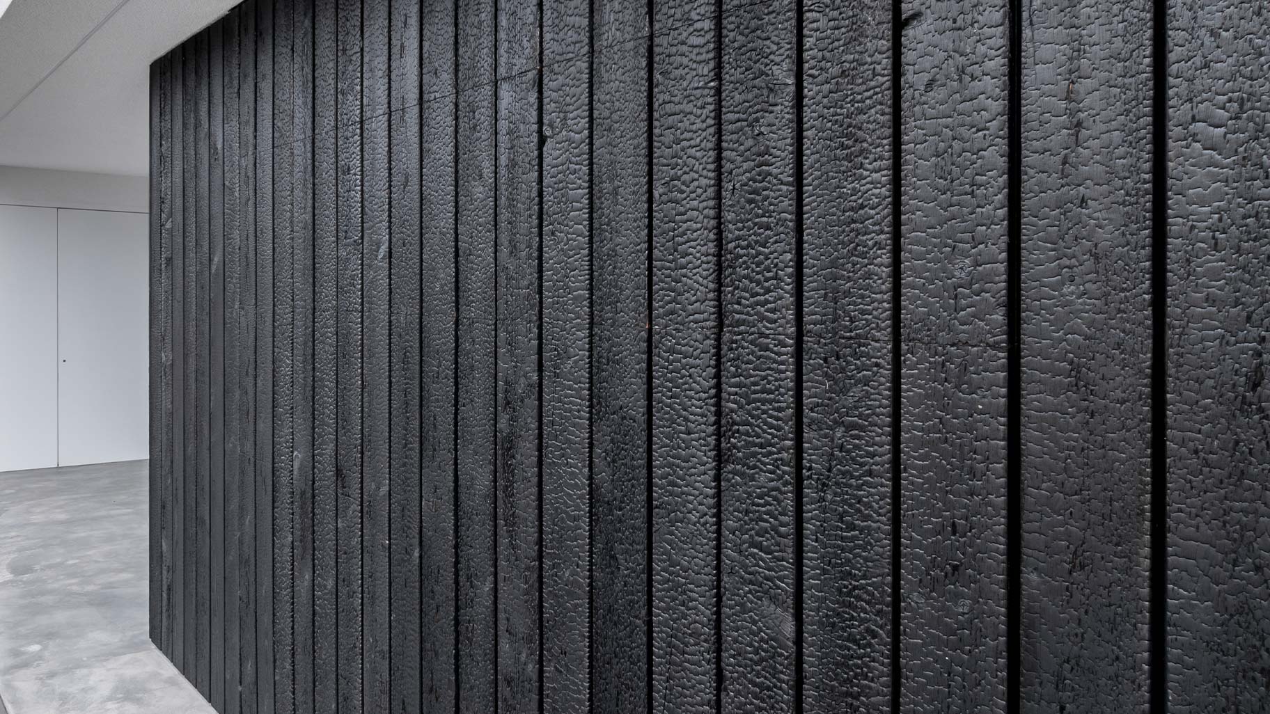 Accoya garagedeur Different Doors shou sugi ban
