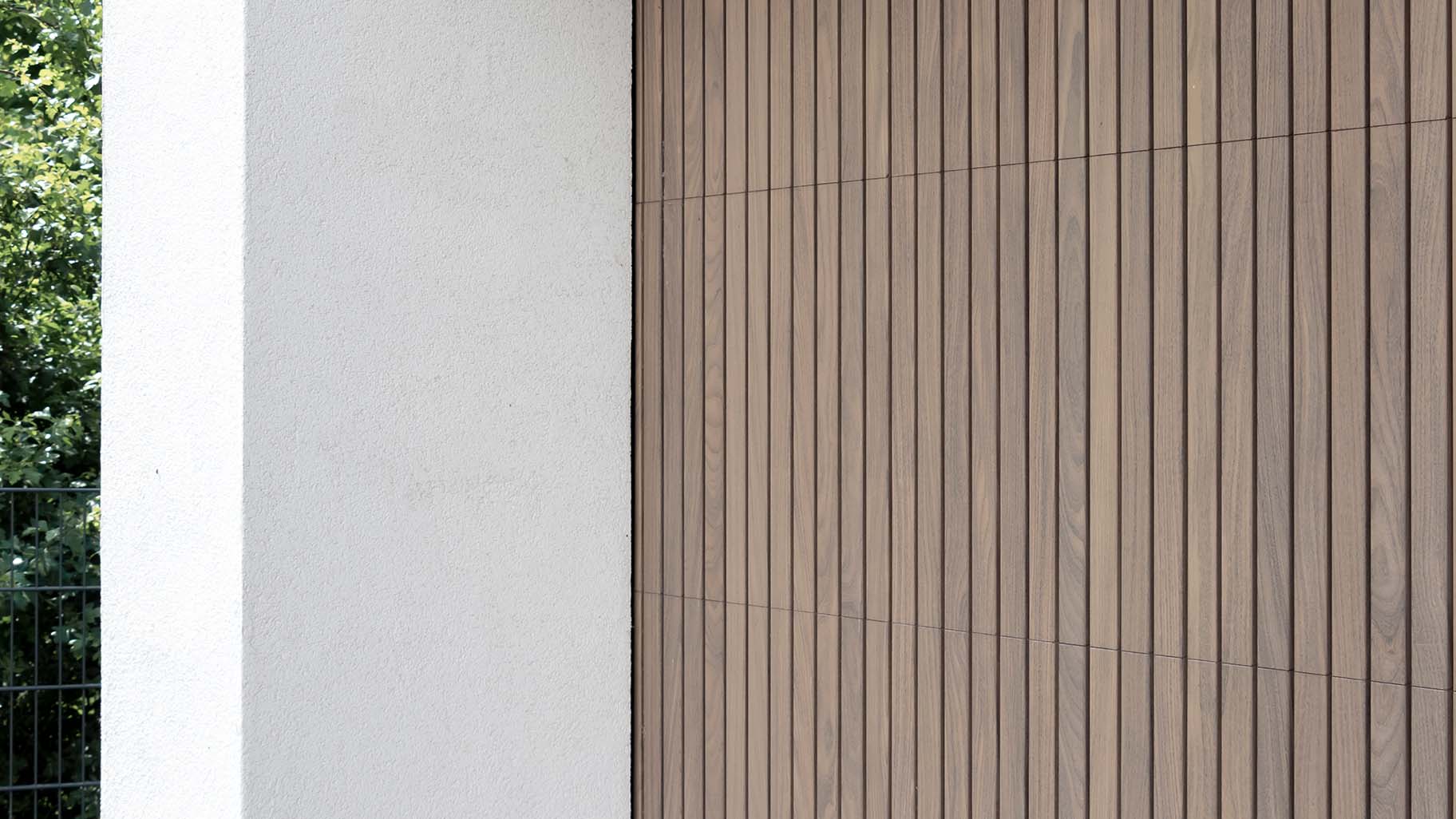 Houten garagedeur
